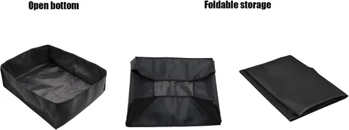 Miniatura 7 de Protector de funda para horno de microondas, tela de nailon, a prueba de polvo, protección para Black+Decker EM720CB7, horno de microondas digital