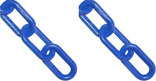Miniatura 30 de Mr. Chain - Cadena de barrera de plástico, color Army Tan, diámetro de eslabón de 2 pulgadas, longitud de 25 pies (50055-25)