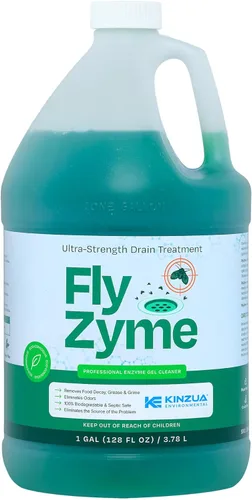 Miniatura 11 de Kinzua Environmental Fly-Zyme, limpiador de drenaje enzimático altamente concentrado para tuberías, gel de drenaje para moscas de la fruta