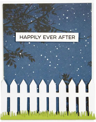 Miniatura 5 de Spellbinders S3-320 Die D-Lites Picket Fence Grabado/oblea fina