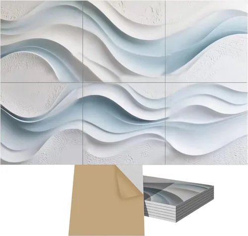 Miniatura 12 de Paquete de 6 Paneles Acústicos de Pared–TEMGCUAM 60" x 40" Paneles Acústicos de Arte Grandes, Paneles Acústicos Decorativos, Paneles de Pared