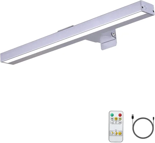 Miniatura 13 de MIOBLUE Luces Inalámbricas para Cuadros con Control Remoto, Luz para Pinturas Recargable Completamente de Metal, Lámpara de Exhibición de 16