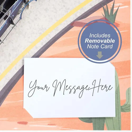 Miniatura 7 de Paper Love Frndly - Tarjeta desplegable 3D para el día del padre, auto deportivo clásico, regalo para papá, marido, hijo y cualquier persona, hecha
