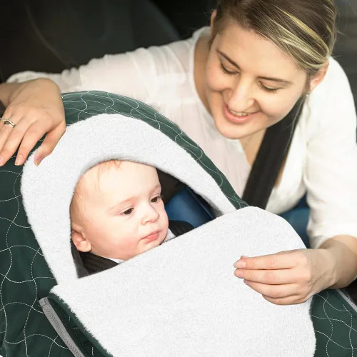 Miniatura 6 de Yoofoss - Bolsas de protección para cochecito de bebé, capotas de invierno para silla de coche, cubierta para proteger al bebé del viento frío