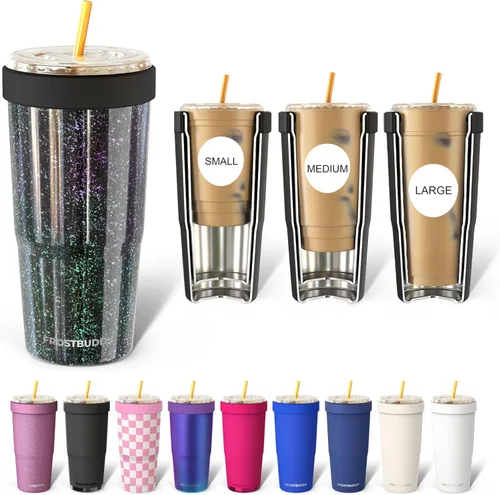 Miniatura 12 de Frost Buddy Togo Buddy 30oz Stainless Steel Vacuum Insulated Tumbler To Go Coffee Cup – Iced Coffee Sleeve, Travel Mug, Thermal Cup for Hot & Cold