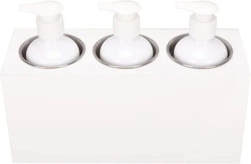 Calentador de aceite de masaje, calentador de loción de aceite de masaje portátil de 3 botellas con temperatura constante y temporizador, calentador