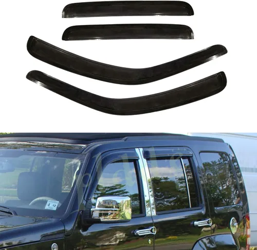 Miniatura 91 de Protectores de lluvia compatibles con modelos Trailblazer/GMC Envoy 2002-2009 para 5 pasajeros, visera de ventana lateral, deflector de viento
