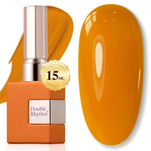 Miniatura 34 de Double Rhythm 15ml de esmalte de uñas en gel, color puro, mismo color, misma botella, esmalte de uñas de remoción para arte de manicura en salón