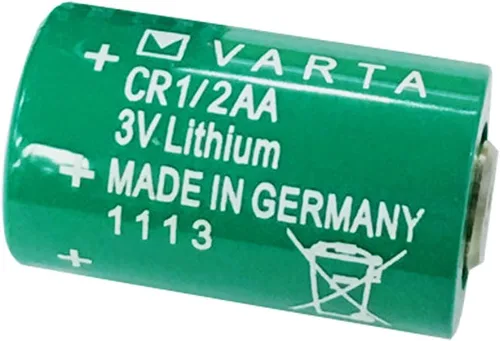 Miniatura 5 de Paquete de 2 baterías cilíndricas CR 1/2 AA Series de litio de 950 mAh