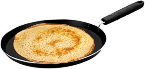 IBILI Sartén antiadherente para crepas de 7.8 pulgadas | Fabricado en España | Plancha Tawa compatible con inducción para panqueques, Dosa, Roti,