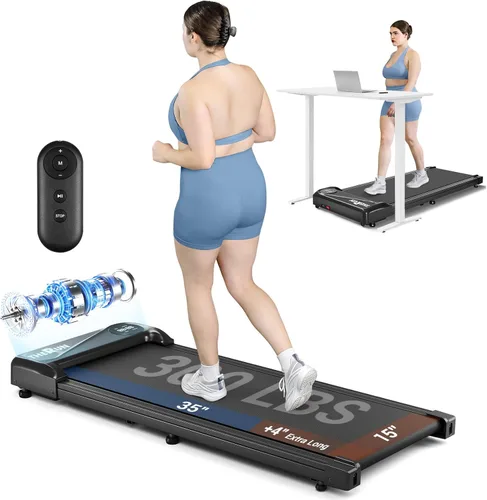 Miniatura 10 de THERUN Walking Pad Treadmill, Portable Mini Treadmill for Home/Office, Walking Pad Treadmill 2.5HP, Under Desk Walking Machine with 265 lbs