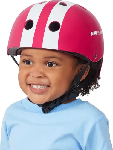 Miniatura 10 de Radio Flyer Casco, casco de bicicleta para niños y niños de 2 a 5 años, rojo Rojo brillante