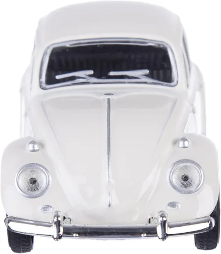 Miniatura 6 de Berry President 1967 Clásico Beetle Bug Vintage 1/32 Escala Diecast Metal Tire de Coche de Juguete Modelo para Regalo/Niños (Beige)