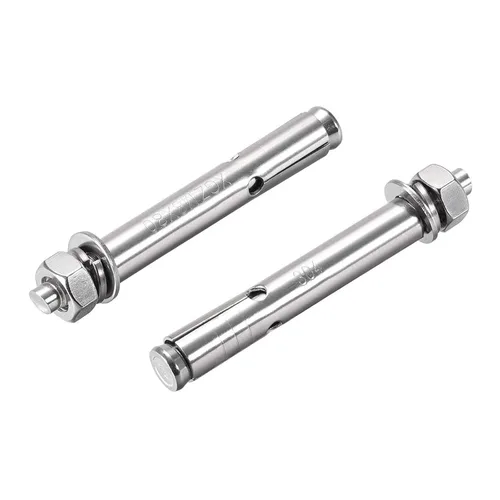 Miniatura 10 de 5 piezas de pernos de expansión de acero inoxidable 304 M6 x 1.969 in 304, tornillo de expansión hexagonal externo, anclaje de manguera, cubierta