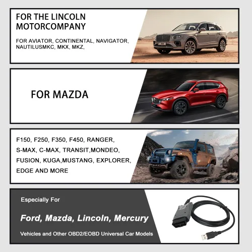 Miniatura 3 de Vgate vLinker FS USB OBD2 a USB Herramienta de diagnóstico de coche lector de código para FORScan OBD2 adaptador