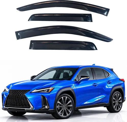 Miniatura 307 de Visor para ventana IG para Hyundai Venue 2020-2023, protector contra la lluvia, adhesivo extra duradero, deflector de viento para lado