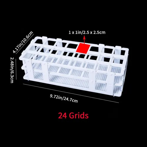 Miniatura 4 de Paquete de 2 soportes para lápices labiales de 24 rejillas, soporte multifuncional para almacenamiento de artículos de papelería cosmética, estuche