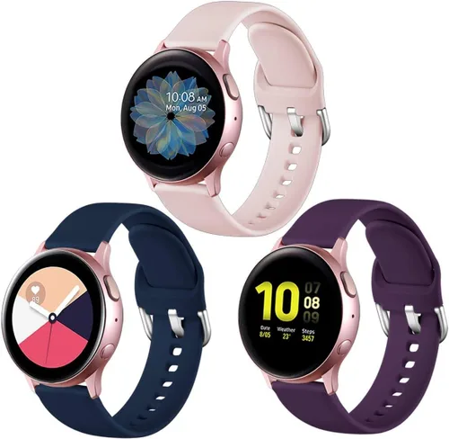 Miniatura 18 de Lerobo - Bandas compatibles con Samsung Galaxy Watch Active/Active 2 de 1.57 y 1.73 pulgadas/Galaxy Watch 1.65 pulgadas. Correa de reloj