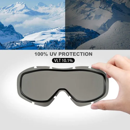 Miniatura 2 de OutdoorMaster OTG Gafas de esquí – Gafas sobre lentes para esquí y snowboard para hombres, mujeres y jóvenes – 100% de protección UV