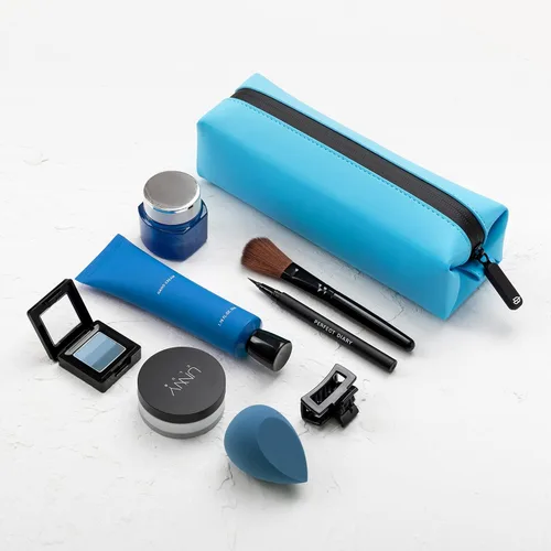 Miniatura 6 de Comfyable Pequeño neceser delgado mini cepillo de dientes, bolso del kit de Dopp, PU