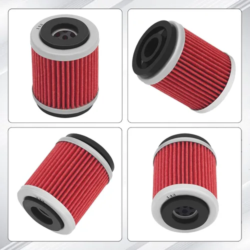 143 Filtro de aceite para Yamaha TTR 230 YFM200 YFM225 Moto-4 200 225 YFM230 YFM250 Bear Tracker 230 250 YFM250 Big Bear Bruin 230 YFM250 Moto-4 19