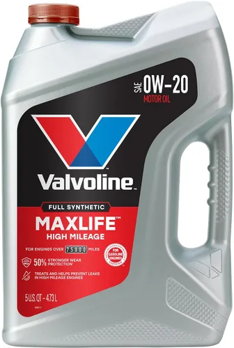 Miniatura 41 de Valvoline - Aceite de motor de mezcla sintética SAE 10W-40 de alto millaje, con MaxLife Technology, 5 cuartos de galón