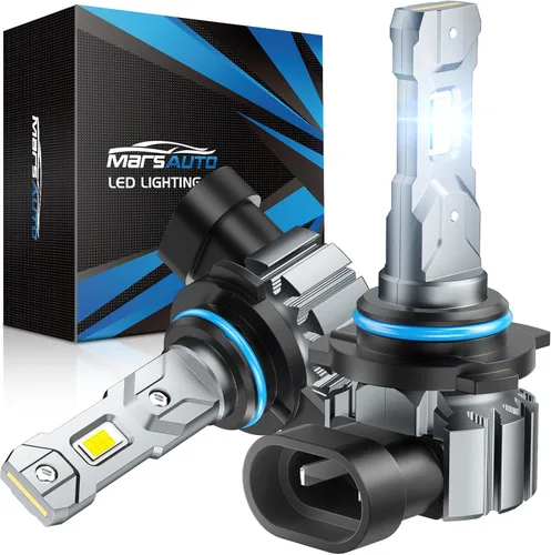Miniatura 10 de Marsauto Bombillas antiniebla 9005 HB3 HB3U 9005XS 12 chips CSP, paquete de 2 M1 Blanco