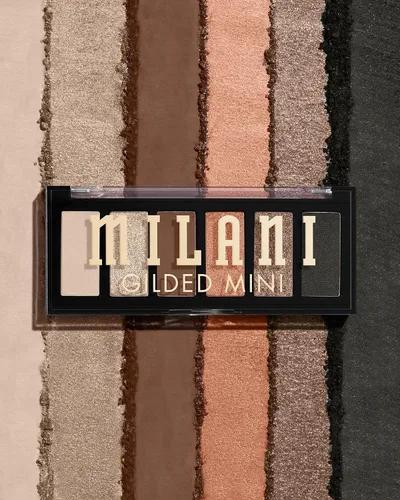 Miniatura 3 de Milani Mini paleta de sombras de ojos dorada con 6 tonos mate y brillantes, Call Me Old-Fashioned Llámame a la antigua