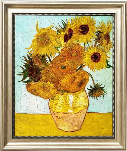 Miniatura 57 de ELITEART -Noche estrellada sobre el ródano por Vincent Van Gogh Giclée Art Canvas Prints- Tamaño del marco: 28 x 35 pulgadas