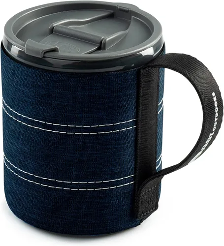 Miniatura 7 de GSI Outdoors Infinity Backpacker Mug - Taza de café ligera sin BPA para viajes, equipo de campamento, mochileros y exteriores - 17 oz. Verde Jaspeado