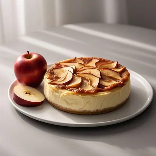 Miniatura 3 de Andy Anand - Tarta de queso de manzana sin gluten, 9 pulgadas, postres recién horneados, sin conservantes ni químicos, increíble sabor hecho