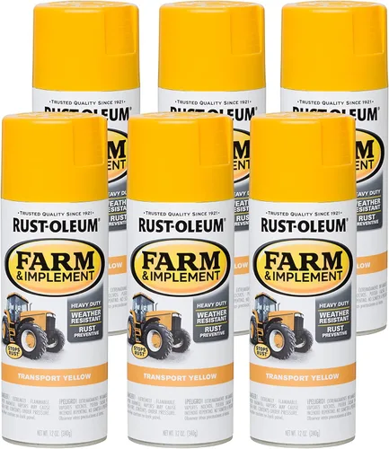 Miniatura 36 de Rust-Oleum 280131-6PK Pintura en aerosol para granjas e implementos, 12 onzas líquidas, color azul Ford, paquete de 6 Ford azul