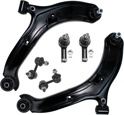 Miniatura 151 de Detroit Axle - Kit de brazos de control de extremo delantero 4WD para Ford 04-08 F-150, 06-08 Lincoln Mark LT, 4 extremos de barra de acoplamiento