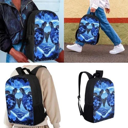 Miniatura 120 de HUGS IDEA Juego de 3 bolsas escolares con aislamiento térmico para el almuerzo, estuche para lápices