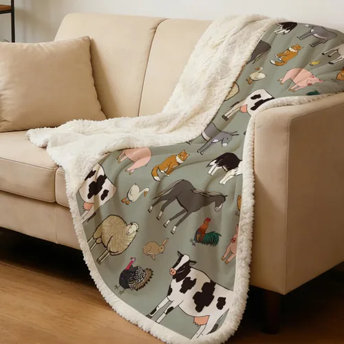 Miniatura 29 de Sleepwish Manta de forro polar de camuflaje verde para niños y niños, manta de sherpa de camuflaje marrón suave para sofá, silla, manta