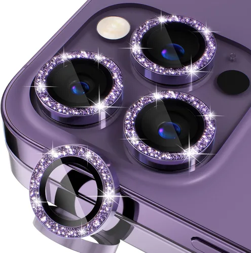 Miniatura 32 de Misea Compatible con iPhone 17 Pro/iPhone 17 Pro Max Protector de Lente de Cámara Brillante, Vidrio Templado 9H Cubierta de Cámara Protector