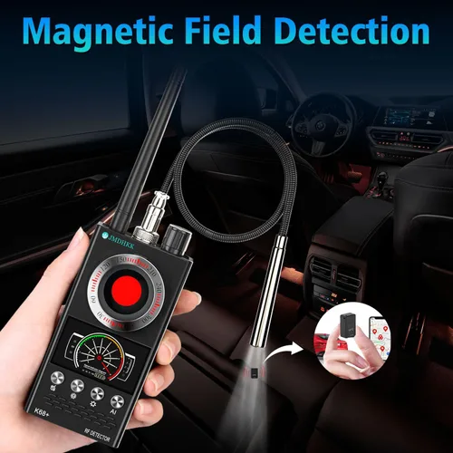 Miniatura 2 de JMDHKK Detector de cámara oculta y detector de errores, rastreador magnético y buscador de señal inalámbrico para el hogar, oficina, hotel