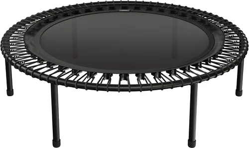 Miniatura 19 de bellicon Mini trampolín Suspensión elástica de hasta 330 libras Rebotador de fitness interior para adultos Patas atornilladas
