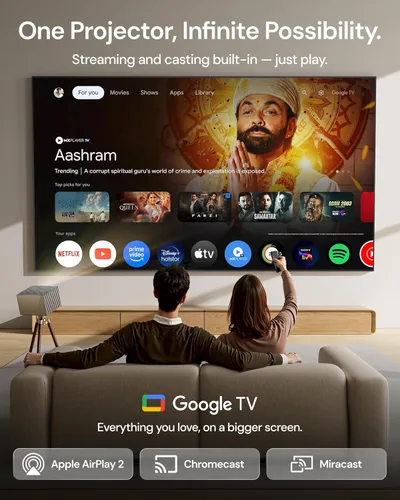 Miniatura 8 de Valerion Proyector Láser VisionMaster Pro 4K — Juegos de 240Hz/4ms, Teatro IMAX Enhanced de 300" con EBL, 3D y Dolby Vision, Multitarea 2× Más