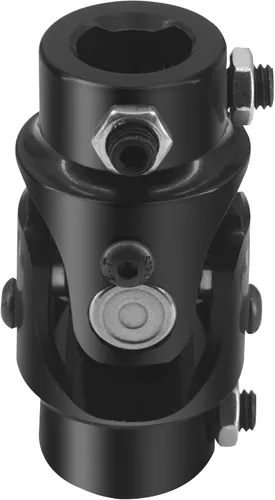 Miniatura 7 de 3/4" 36 Estrías X 3/4" DD Eje de Dirección Junta U Junta Universal Simple Acoplamiento (Negro, 3-1/4" de Longitud)