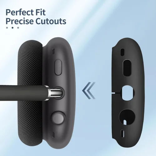 Miniatura 4 de Fintie Funda de silicona 3 en 1 para AirPods Max 2 (2026) y AirPods Max 1 (2020/2024) para auriculares, almohadillas antiarañazos, almohadillas