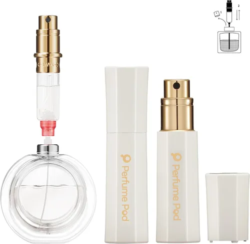 Miniatura 6 de Perfume Pod Atomizador de perfume recargable, botella de perfume de fragancias de llenado inferior, mini dispensador de colonia, tamaño de viaje