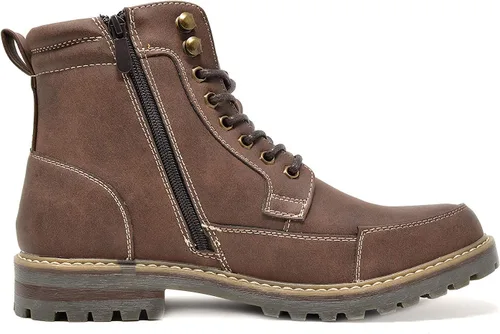 Miniatura 3 de Bruno Marc - Botas para hombre de combate estilo Oxford para motocicleta