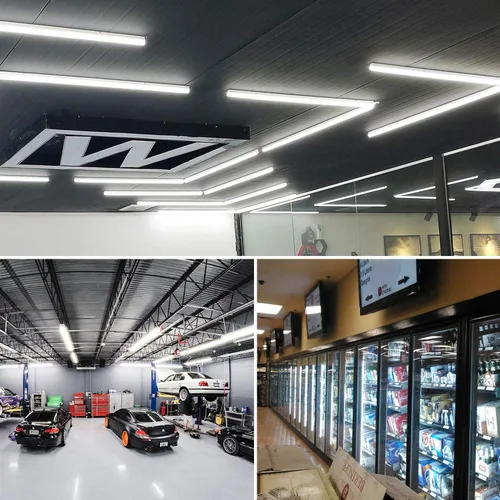 Miniatura 7 de Lámpara LED para tienda, 12 pulgadas, 5 W, 580 lm, cubierta esmerilada, 6500 K, tubo de luz integrado T5, salida alta, blanco más brillante, tubo