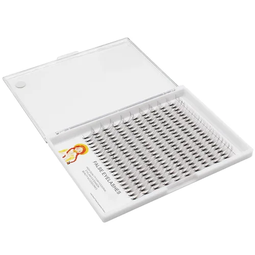 Miniatura 5 de Grosor de 0.003 in, rizo D, extensiones de pestañas postizas individuales de tallo largo, naturales, largas, suaves y ligeras, pestañas postizas