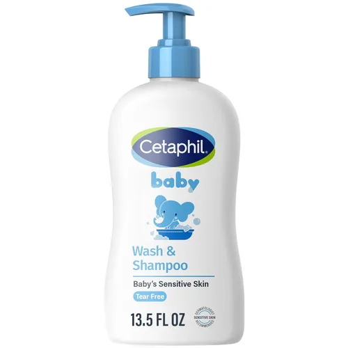 Miniatura 10 de Cetaphil Champú y gel de baño para bebé con caléndula orgánica, sin lágrimas, hipoalergénico, ideal para uso diario, probado por dermatólogos, 7.8oz