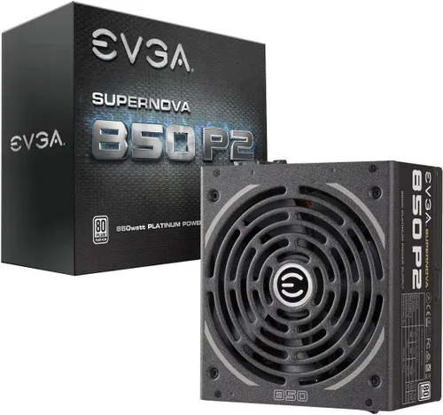 Miniatura 20 de EVGA Supernova 1200 P2 80+ Platinum, 1200W Modo ECO Totalmente Modular NVIDIA SLI y Crossfire Ready, 10 años de garantía, Fuente de alimentación