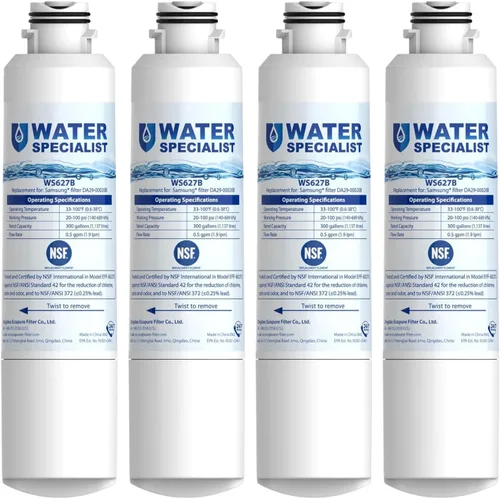Miniatura 11 de Waterspecialist DA29-00020B Repuesto para Filtro de agua Samsung DA29-00020B, HAF-CIN/EXP, DA29-00020B-1, HDX FMS-2, RS25J500DSR, RF28HMEDBSR