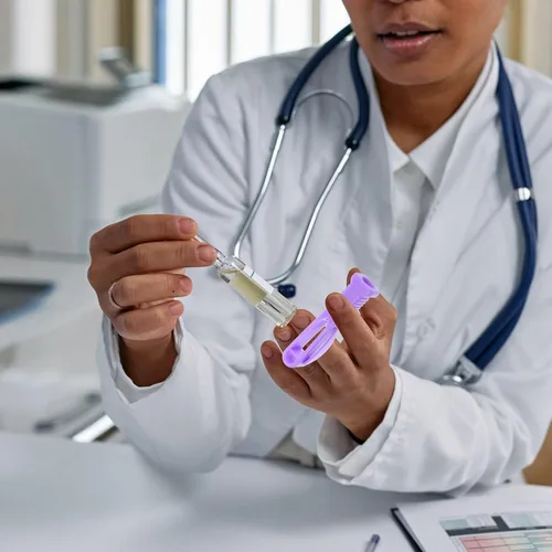 Miniatura 3 de Hemoton Abridor ergonómico de plástico para fácil acceso a medicamentos, mini abrebotellas portátil, sin diseño para profesionales de la salud