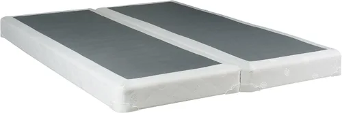 Miniatura 3 de Continental Sleep Base tradicional de somier/base de madera de perfil bajo de 4 pulgadas para colchón, tamaño matrimonial, beige